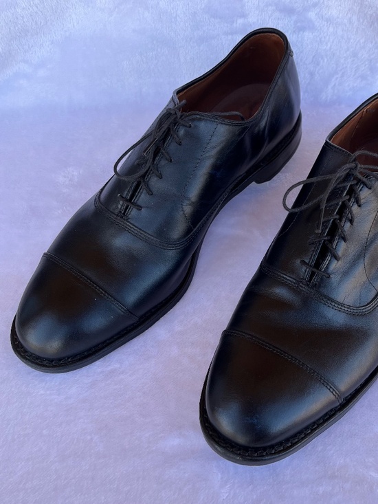 Allen Edmonds Park Avenue Cap-Toe Black Leather Dress Oxfords Sz 9.5 EEE main image 6